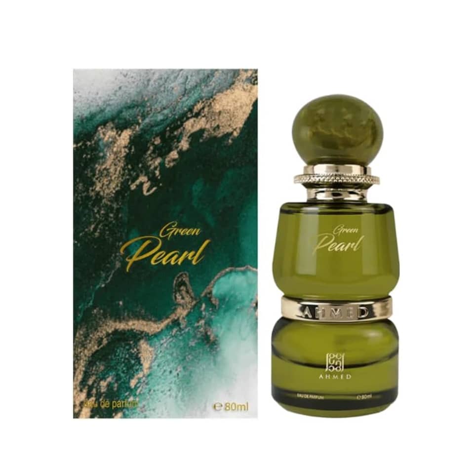 عطر ادکلن گرین پرل احمد المغربی Green Pearl Ahmed Al Maghribi حجم 80 میل